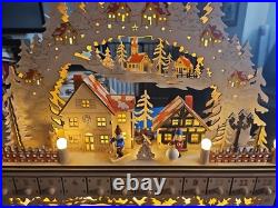 Martha Stewart Christmas Advent Calendar LED Lighted Wood Cut Out 2020