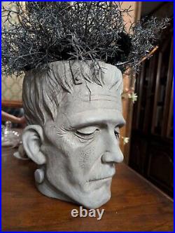 Martha Stewart Frankenstein Head Planter Halloween NWT 2024