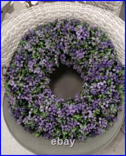 Martha Stewart LILAC FERN WREATH Jasmine artificial UV Resistant X Large 24 NEW Martha Stewart LILAC FERN WREATH Jasmine artificial UV Resistant X Large 24 NEW