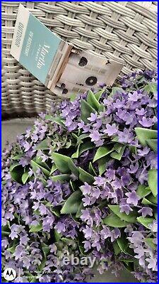Martha Stewart LILAC FERN WREATH Jasmine artificial UV Resistant X Large 24 NEW Martha Stewart LILAC FERN WREATH Jasmine artificial UV Resistant X Large 24 NEW