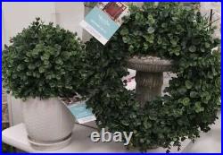 Martha Stewart LILAC FERN WREATH Jasmine artificial UV Resistant X Large 24 NEW Martha Stewart LILAC FERN WREATH Jasmine artificial UV Resistant X Large 24 NEW