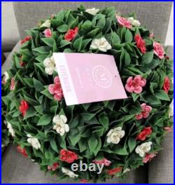 Martha Stewart LILAC FERN WREATH Jasmine artificial UV Resistant X Large 24 NEW Martha Stewart LILAC FERN WREATH Jasmine artificial UV Resistant X Large 24 NEW