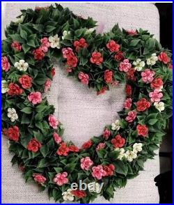 Martha Stewart LILAC FERN WREATH Jasmine artificial UV Resistant X Large 24 NEW Martha Stewart LILAC FERN WREATH Jasmine artificial UV Resistant X Large 24 NEW