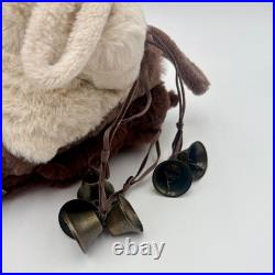 Martha Stewart Set of 3 Neutrals Faux Fur Christmas Stockings Holiday Decor 22