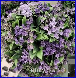 Martha Stewart set 2 TOPIARY PLANT BALL LILAC JASMINE FERN Purple Small 33C NEW Martha Stewart set 2 TOPIARY PLANT BALL LILAC JASMINE FERN Purple Small 33C NEW