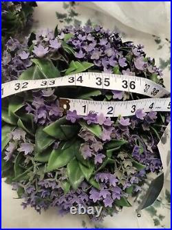 Martha Stewart set 2 TOPIARY PLANT BALL LILAC JASMINE FERN Purple Small 33C NEW Martha Stewart set 2 TOPIARY PLANT BALL LILAC JASMINE FERN Purple Small 33C NEW