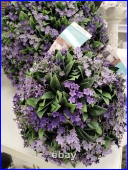 Martha Stewart set 2 TOPIARY PLANT BALL LILAC JASMINE FERN Purple Small 33C NEW Martha Stewart set 2 TOPIARY PLANT BALL LILAC JASMINE FERN Purple Small 33C NEW