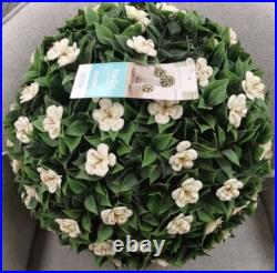 Martha Stewart set 2 TOPIARY PLANT BALL LILAC JASMINE FERN Purple Small 33C NEW Martha Stewart set 2 TOPIARY PLANT BALL LILAC JASMINE FERN Purple Small 33C NEW