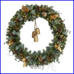 Member's Mark 48 Pre-Lit Holiday Wreath with Bells FREE SHIPPING
