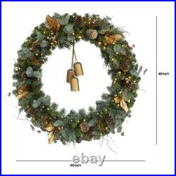 Member's Mark 48 Pre-Lit Holiday Wreath with Bells FREE SHIPPING