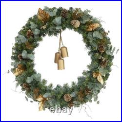 Member's Mark 48 Pre-Lit Holiday Wreath with Bells FREE SHIPPING