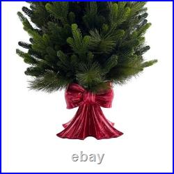 Member's Mark 48 Pre-Lit Topiary in Red Bow Container