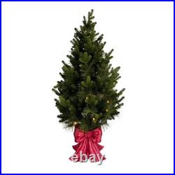 Member's Mark 48 Pre-Lit Topiary in Red Bow Container