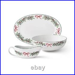 Member's Mark 53-Piece Porcelain Holiday Entertainer Set