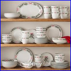 Member's Mark 53-Piece Porcelain Holiday Entertainer Set