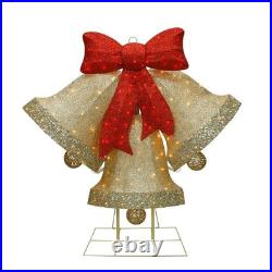 Member's Mark 54 Pre-Lit Glittering Bells with Chasing Lights