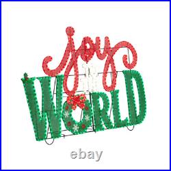 Member's Mark 5' Pre-Lit Joy to the World Sign