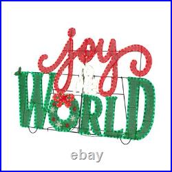 Member's Mark 5' Pre-Lit Joy to the World Sign