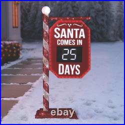 Member's Mark 5' Pre-Lit Santa Countdown Calendar