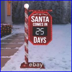 Member's Mark 5' Pre-Lit Santa Countdown Calendar