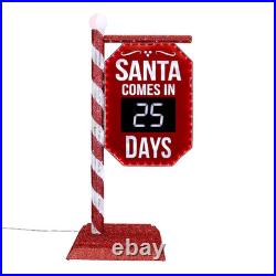 Member's Mark 5' Pre-Lit Santa Countdown Calendar