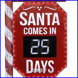 Member's Mark 5' Pre-Lit Santa Countdown Calendar