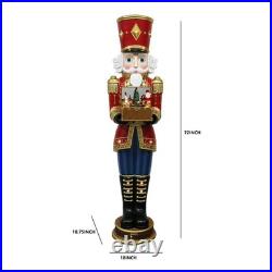 Member's Mark 6' Pre-Lit Grand Nutcracker with Music Box