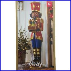 Member's Mark 6' Pre-Lit Grand Nutcracker with Music Box, Multicultural