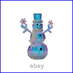 Member's Mark 6' Pre-Lit Prismatic Snowman 570 LED Iridescent Christmas Decor Member's Mark 6' Pre-Lit Prismatic Snowman 570 LED Iridescent Christmas Decor