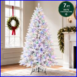 Member's Mark 7 Linden Fir Pre-Lit White Christmas Tree