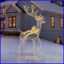 Member's Mark 7' Pre-Lit Twinkling Buck Outdoor Christmas Decor