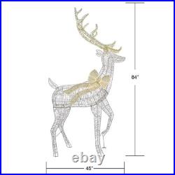 Member's Mark 7' Pre-Lit Twinkling Buck Outdoor Christmas Decor