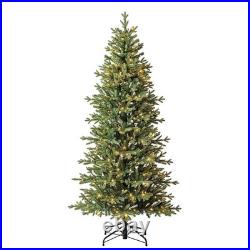 Member's Mark 7' Slim Linden Fir Pre Lit Christmas Tree Free Shipping