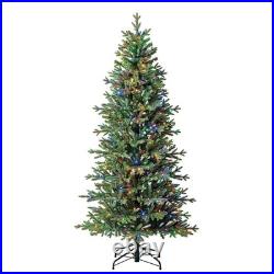 Member's Mark 7' Slim Linden Fir Pre Lit Christmas Tree Free Shipping