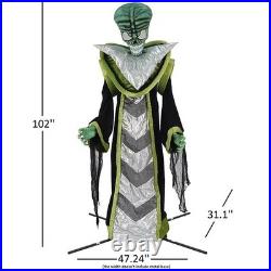 Member's Mark 8.5' Pre-Lit Animatronic Alien Spooky Outdoor Halloween Decor Prop Member's Mark 8.5' Pre-Lit Animatronic Alien Spooky Outdoor Halloween Decor Prop