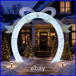 Member's Mark 8' Pre-Lit Color Changing Bow Arch New