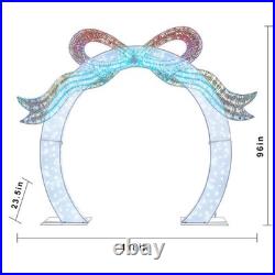 Member's Mark 8' Pre-Lit Color Changing Bow Arch New