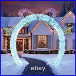 Member's Mark 8' Pre-Lit Color Changing Bow Arch New