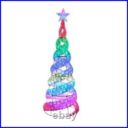 Member's Mark 8' Pre-Lit Iridescent LED Color-Changing Spiral Christmas Tree Member's Mark 8' Pre-Lit Iridescent LED Color-Changing Spiral Christmas Tree