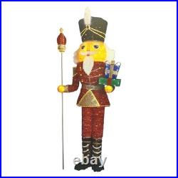 Member's Mark 8' Pre-Lit Pop-Up Twinkling Nutcracker Holiday Yard Decor