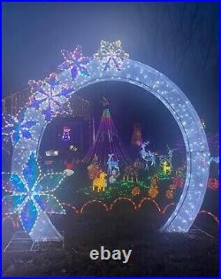 Member's Mark 8' Pre-Lit Snowflake Outdoor Holiday Decor