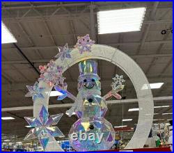 Member's Mark 8' Pre-Lit Snowflake Outdoor Holiday Decor