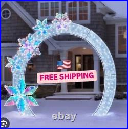 Member's Mark 8' Pre-Lit Snowflake Outdoor Holiday Decor