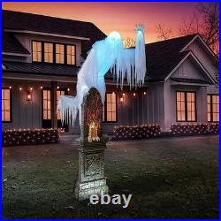 Member's Mark 9' Pre-Lit Animated Ghostly Skeleton Spooky Halloween Decor Prop Member's Mark 9' Pre-Lit Animated Ghostly Skeleton Spooky Halloween Decor Prop