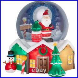 Member's Mark 9' Pre-Lit Santa Snowglobe Airblown Inflatable Christmas Decor Member's Mark 9' Pre-Lit Santa Snowglobe Airblown Inflatable Christmas Decor