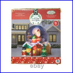 Member's Mark 9ft Pre-Lit Airblown Inflatable Snowglobe, Santa and Swirling Snow Member's Mark 9ft Pre-Lit Airblown Inflatable Snowglobe, Santa and Swirling Snow