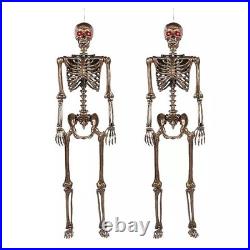 Member's Mark Interactive Talking Skeletons with LED Light-Up Eyes, Set of 2 Member's Mark Interactive Talking Skeletons with LED Light-Up Eyes, Set of 2