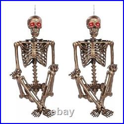 Member's Mark Interactive Talking Skeletons with LED Light-Up Eyes, Set of 2 Member's Mark Interactive Talking Skeletons with LED Light-Up Eyes, Set of 2