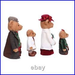 Member's Mark Plush Bear Family Set 4 Christmas Holiday Decorations Decor Member's Mark Plush Bear Family Set 4 Christmas Holiday Decorations Decor