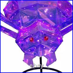Member's Mark Pre-Lit Prismatic LED Spider Spooky Halloween Decor Prop Figurine